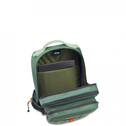 خرید کوله پشتی لپ تاپ دلسی مدل جیپ کوله پشتی تاکتیکی رنگ سبز چمدان ایران - JEEP DELSEY PARIS 274461003 chamedaniran 6